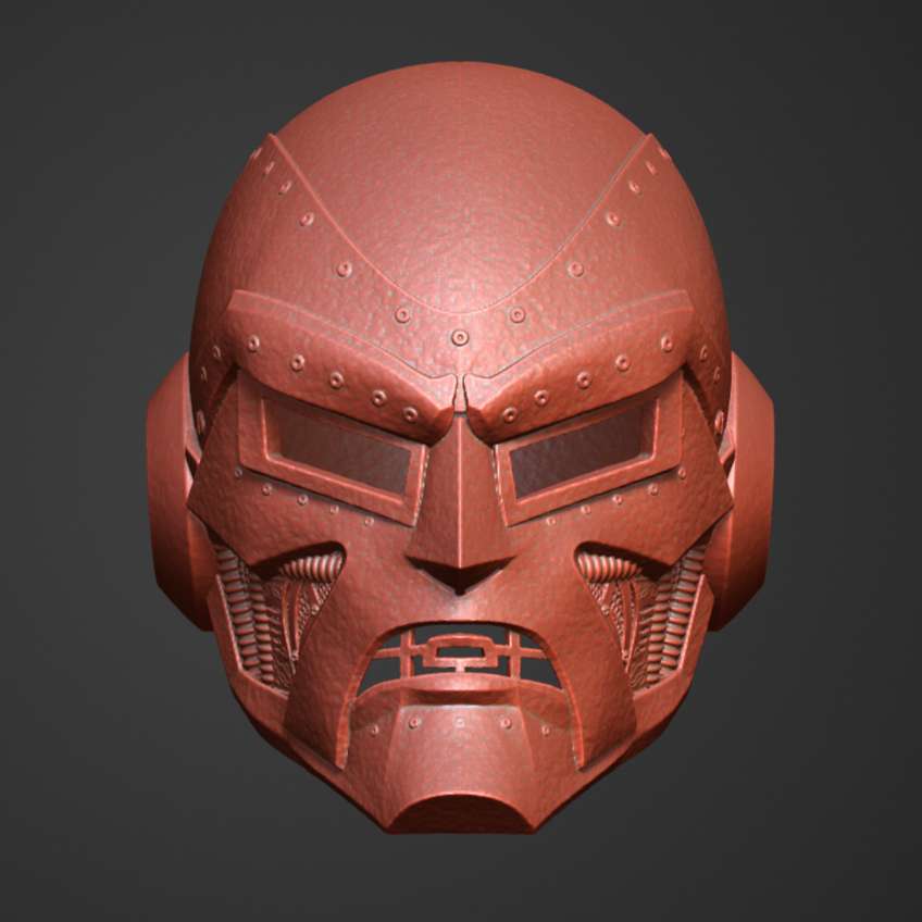 Dr Doom Helmet V2 3D Model OBJ Files