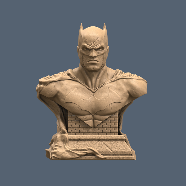 Batman Bust 3D Model STL File
