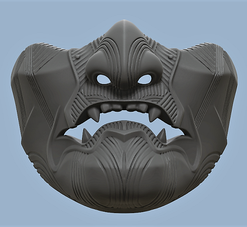Ghost of Tsushima Mask 3D Model STL Files
