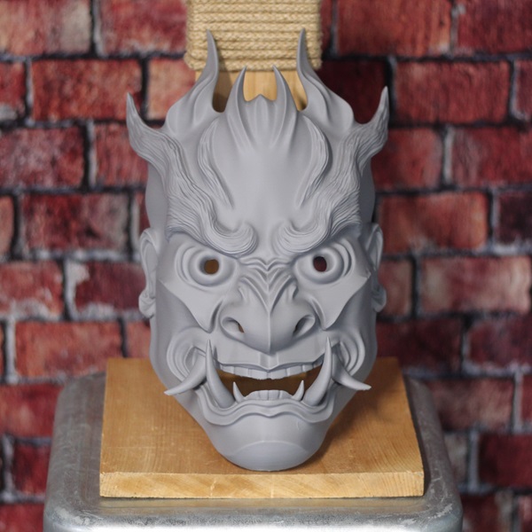 The Dragon Mask – Ghost of Yōtei 3D-Printed Cosplay Prop