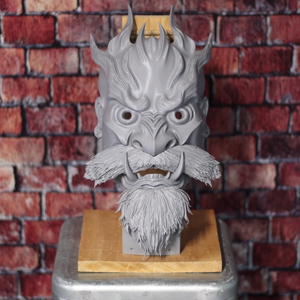 The Dragon Mask v2 – Ghost of Yōtei 3D-Printed Cosplay Prop