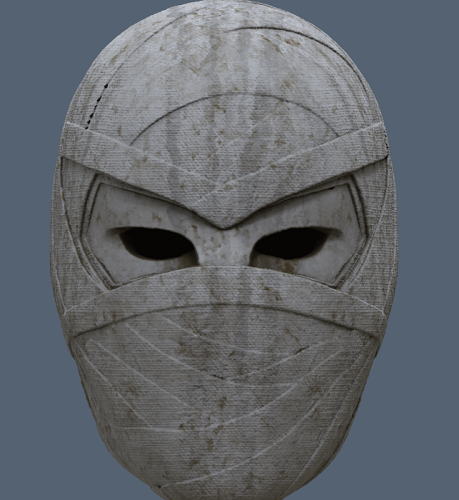 Moon Knight Helmet version 2 Helmet 3D Model STL File