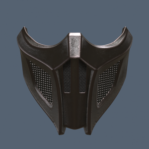 Noob Saibot Mask Mortal Kombat 9 3D Model STL File