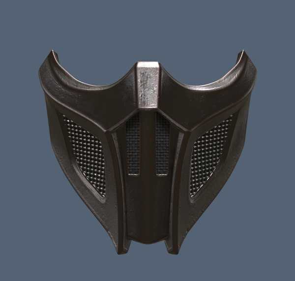 STL file Noob saibot mask mortal combat 🦸・Design to download and