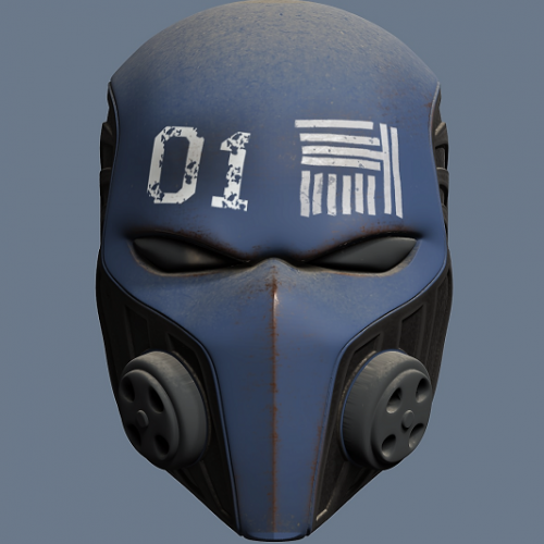 Peacekeeper-01 Helmet 3D Model STL File