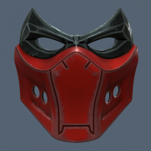 Red Hood Mask version 3 3D Model STL Files