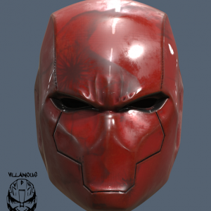 Red Hood Helmet Rebirth 3D Model STL Files