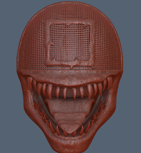 Squid Venom Mask 3D Model STL File