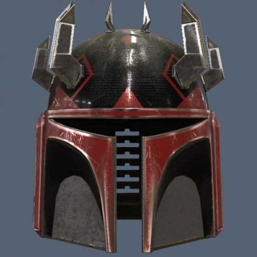 Death Watch Mandalorian Helmet 3D Model STL File