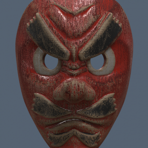 Tengu Mask Demon Slayer 3D Model STL Files