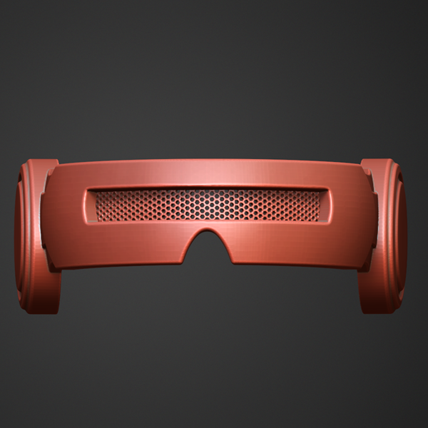 Cyclops Visor v2 3D Model STL File - Villainous Prop Shop