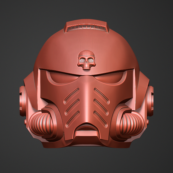 Warhammer Space Marine Helmet 3D Model STL File