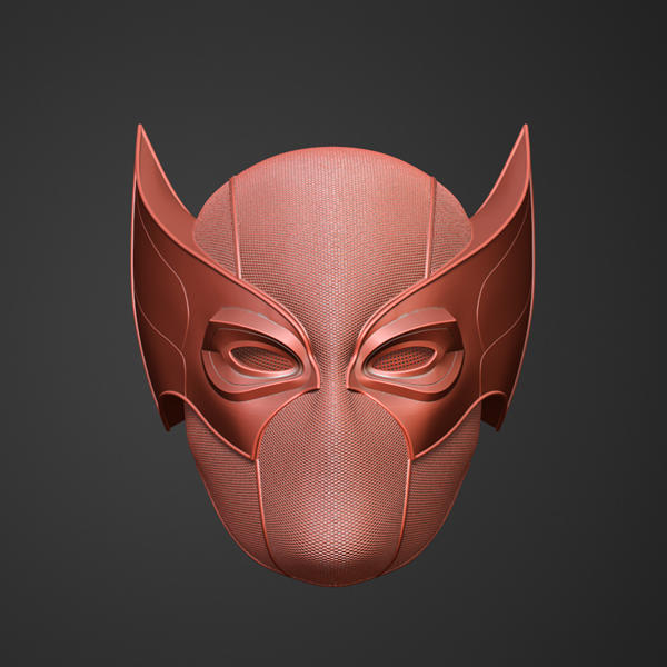 Poolverine Helmet 3D Model STL File