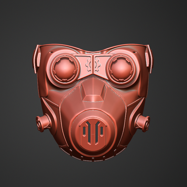 Enforcer Gas Mask League of Legends Arcane (Vi or Caitlyn) 3D Model STL File