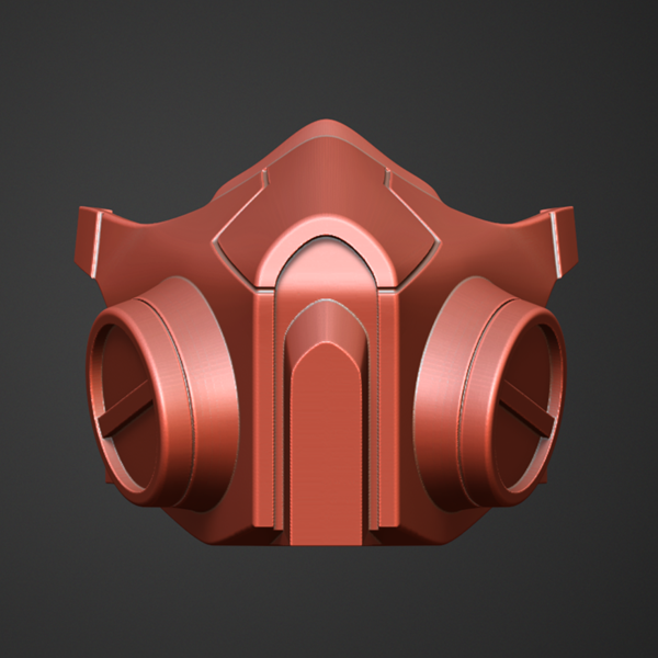 Kaiju No 8 Gas Mask v1 3D Model STL File