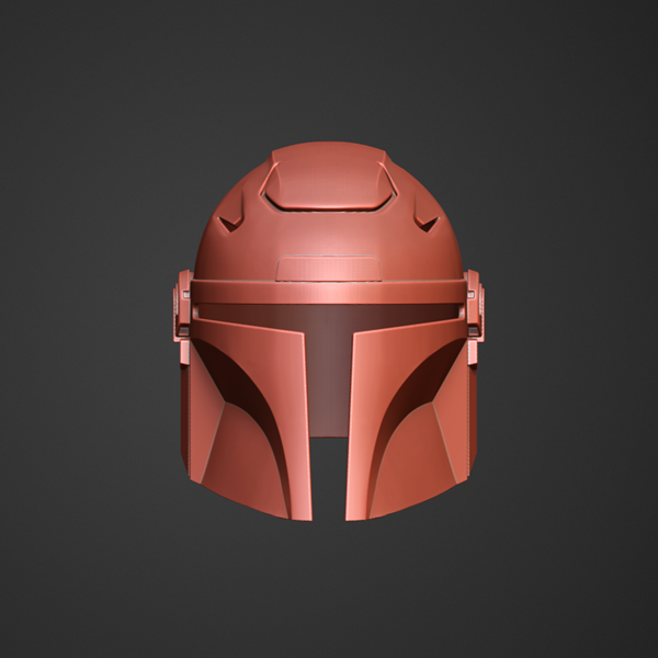 Football Mandalorian Helmet – 3D Model STL