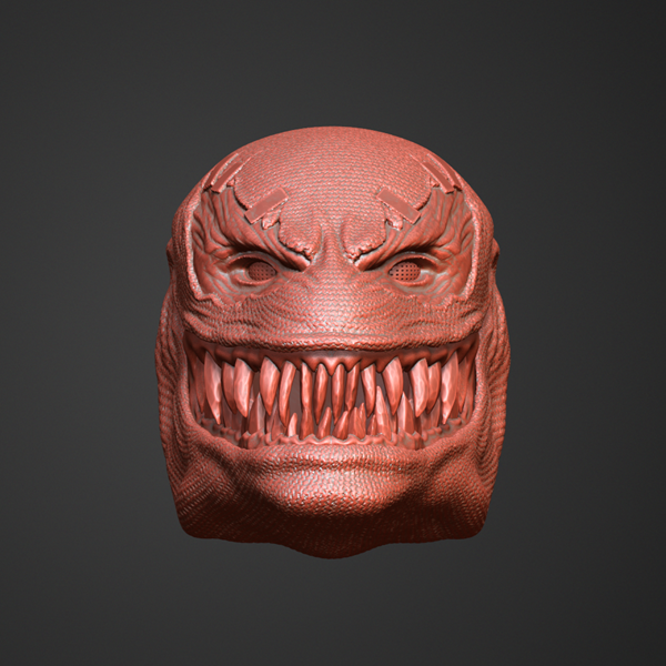 Venompool Deadpool Helmet STL – 3D Printable Symbiote Cosplay Mask