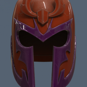 Magneto Helmet 3D Model STL File