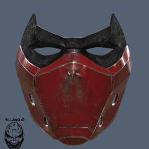 Red Hood Mask version 2 3D Model STL Files